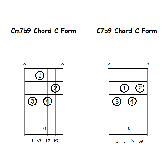 Seven Flat Nine Chords for Guitar